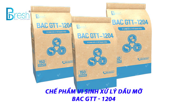 Chế phẩm vi sinh xử lý dầu mỡ BAC GTT-1204